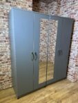 4 Door Mirrored Wardrobe