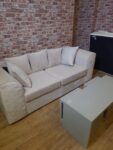 Cream 2-Seater Sofa – Stylish & Comfortable