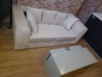 Cream 2-Seater Sofa – Stylish & Comfortable